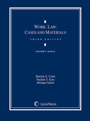 cover image of Work Law